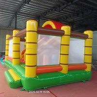Structure gonflable combinée avec barrière de sécurité en PVC épais, certifiée CE, OEM, pour la location par les enfants