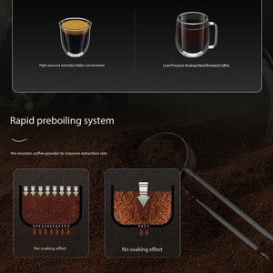Máquina de Café Espresso Automática 220V, Profesional, Comercial, de Granos a Taza, Cafetera Automática Italiana, Negra, para Latte - Product Image 4