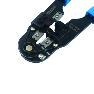 Đa chức năng 8P8C 6P6C CAT5e CAT6 RJ45 RJ11 Modular cắm điện uốn tóc bồng công cụ mạng dây crimper và cắt crimping công cụ - Product Image 2