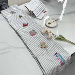 Servilleta de Mesa de Lino 100% Puro, Moderna, de Alta Calidad, con Dobladillo de 2 cm, Multicolor, Ecológica y Duradera, para Hogar y <span class=keywords><strong>Restaurante</strong></span> - Product Image 3