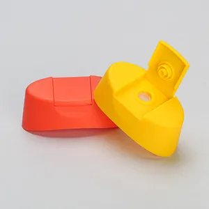 PP Grande Frost Silicone Valve Extrusion Flip Top Cover Cap For Honey Squeeze Plastic Bottle