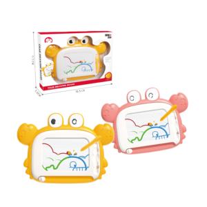 Lindo cangrejo tablero de dibujo magnético juguete bebé colorido borrable escritura pintura Doodle Pad juguetes de dibujo para niños - Product Image 1