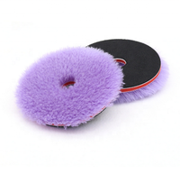 Tampons de polissage DA OEM personnalisables en mousse et laine/microfibre de 3'', 5'', 6'' avec grain 3000/800 pour polissage de coupe et de finition automobile