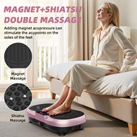 Machine d'exercice à plaque vibrante pour usage domestique, format vertical mince, avec application, 99 ou 199 niveaux, pour une combustion facile des graisses au quotidien