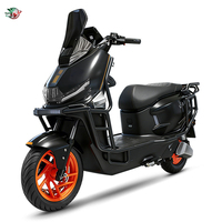 Moped électrique 72V, moteur à 30 aimants, autonomie de 60 km, charge utile de 260 kg, freins à disque doubles, cadre en acier à haute teneur en carbone, phare LED, Fengshen.