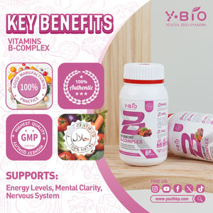 8 vitamines hydrosolubles de haute pureté, complément alimentaire pour le soutien immunitaire des adultes, 60 comprimés/flacon, fabricant d'origine - Product Image 3