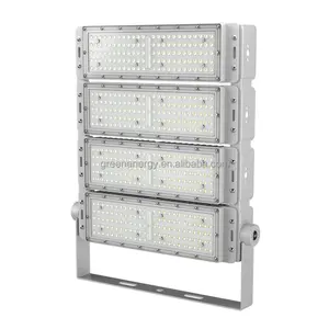 IP66 outdoor lights on the roof of the building flood light led 1000w parking apron 400w stadium silver housing 95w 196w 294w