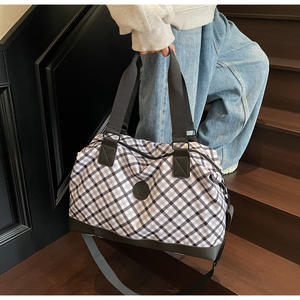 กระเป๋าออกกำลังกาย RUIQUWIN สำหรับผู้หญิง ลายสก็อต กันน้ำ น้ำหนักเบา ขนาดใหญ่ 20-30 ลิตร แห้งเร็ว เหมาะสำหรับโยคะและกีฬา รับผลิตตามสั่งขายส่ง - Product Image 3