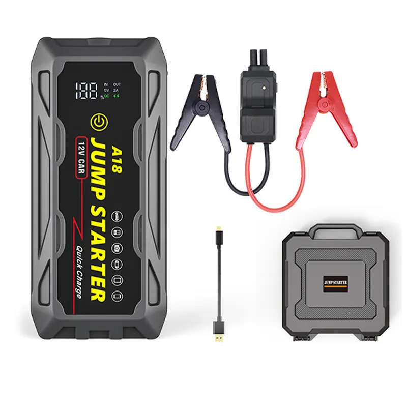 High Power Jump Starter Pd 66W Snelle Lithium Batterij Booster Draagbaar Nieuw Product Usb Sterk Duurzaam Hoge Capaciteit Auto Jumper