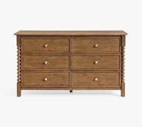 Meubles de chambre à coucher en bois massif Sageliving, commode moderne à 6 tiroirs, meubles de chambre à coucher, table de chevet