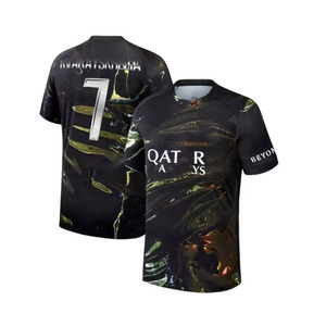 Nueva Camiseta de Fútbol Personalizada del Club <span class=keywords><strong>PSG</strong></span> Edición Nocturna 2026 para Jugadores y Aficionados, Camiseta de Fútbol de Alta Calidad - Product Image 2