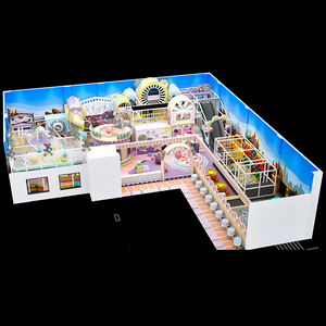 เครื่องเล่นสนามเด็กเล่นในร่มคุณภาพสูง สวนสนุกในร่ม ห้องเล่นม้าหมุน สำหรับห้างสรรพสินค้า โรงเรียน ออกแบบได้ตามความต้องการ - Product Image 4