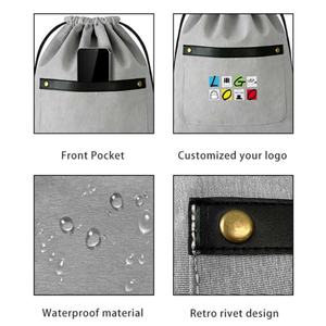 New Fashion Personalized Promo Polyester Multifunctional Waterproof <b>Drawstring</b> <b>Backpack</b> Fitness Sports Travel Custom Logo - Product Image 3