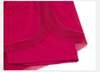 Short de Yoga taille haute pour femme peau de glace maille lâche respirant séchage rapide Gym Fitness personnalisé en gros pour la course à pied levage