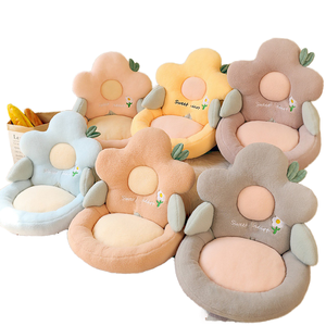 Macaron Color velluto orsetto tappetino da sedia Super morbido morbido antiscivolo creativo cuscino per la casa tappetino in cotone PP per principessa - Product Image 1