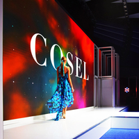 Pantalla LED Modular sin Costuras para Exposiciones, Stand de Ferias Comerciales en Interiores, Gráficos Animados, Pantalla LED de Mosaicos, Video Wall