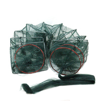 Produit de qualité vert PE grande maille homard crabe piège à poisson pour la pêche 4m Dragon Bubu