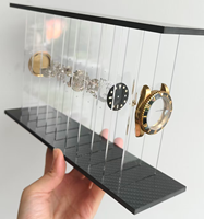 Montre-bracelet mécanique automatique de luxe personnalisée pour homme en acier inoxydable, lumineuse, étanche, pour affaires, avec présentoir de mode