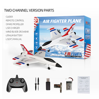 Offre Spéciale – Avion RC F16 2.4G 375mm 3 Canaux, Modèle Planeur avec Batteries Incluses, Prêt à Voler, Portée 200m, pour Vol Extérieur