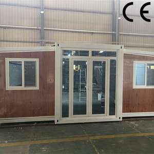 Cabina de diseño móvil 20 pies 40 pies Contenedor de expansión de fácil plegado y estructura prefabricada de almacenamiento de almacén - Product Image 5