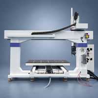 Routeur CNC 5 axes haute précision 1325 avec changeur d'outils automatique, machine de fraisage CNC 3D pour bois, laser, mousse et moules