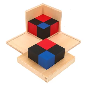 Đồ Chơi Giáo Dục Sớm Bằng Gỗ Cho Trẻ Em Đồ Chơi Montessori Binomial Cube Cho Bé