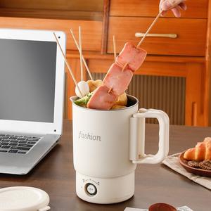 Portátil de aço inoxidável panela elétrica com <span class=keywords><strong>Cordless</strong></span> & Keep-Warm Características Mini chaleira para viagens RV Car Hotel Outdoor Use - Product Image 5