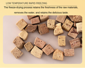 Cartón a granel de 10kg, venta al por mayor, hígados, pollo, pato, ternera, cubos de hígado liofilizados, golosinas para mascotas para perros y gatos - Product Image 4