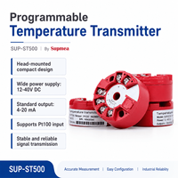 Sensor Suhu Oli Industri SUP-ST500 Head Mount 4-20mA Transmitter untuk Pemantauan Pipa Oli Hidrolik