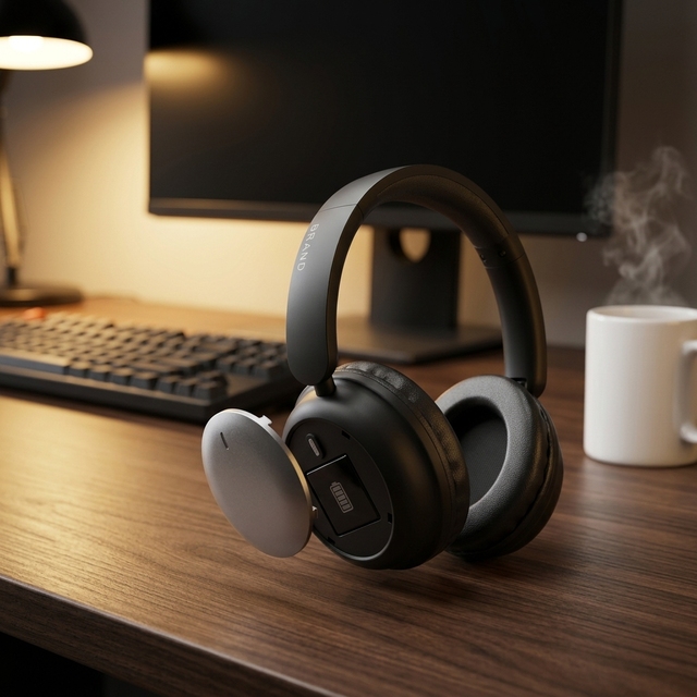 JL Sustainable Detachable Battery Ear-Clip for 6.0 ANC IPX5 Waterproof 20 Hours Playtime EU 2027 Compliance Active Noise