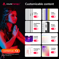 Appareil de luminothérapie portable AZURETHERAPY ALX Pro300 à lumière rouge, 12 longueurs d'onde LED, dispositif infrarouge proche, vente en gros d'usine