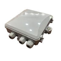 Boîtier de distribution de fibre optique extérieur étanche 8/12 cœurs avec répartiteur PLC, boîtier de terminaison de fibre optique FTTH, coffret de câblage de fibre optique
