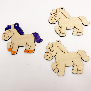 Porte-clés vierges en bois compensé personnalisables pour cadeaux de Noël et de fête des 100 jours de bébé - Product Image 4