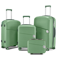 Ensemble de 3 valises à roulettes en PP de haute qualité, nouveau design, sacs de voyage, valises pour voyager