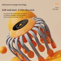 Masseur de tête électrique intelligent rechargeable par USB SG 20 points, outil de massage du cuir chevelu en forme de pieuvre, masseur corporel relaxant