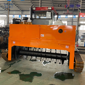 Équipement de fermentation <span class=keywords><strong>pour</strong></span> compostage des déchets alimentaires, <span class=keywords><strong>engrais</strong></span> organique, retourneur de compost à chenilles, mélangeur <span class=keywords><strong>pour</strong></span> la fabrication d'<span class=keywords><strong>engrais</strong></span> organique - Product Image 5