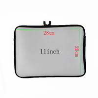 Sac d'ordinateur vierge de Sublimation vente en gros, housse pour ordinateur portable, sacs en néoprène, housse de 11 pouces, 13 pouces et 15 pouces