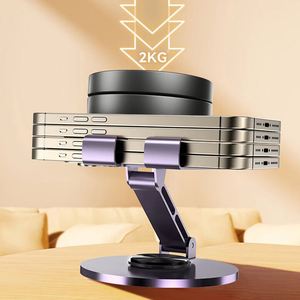 360 <b>Rotating</b> Cell Phone <b>Stand</b> Fully Adjustable Foldable Desktop Mobile Phone <b>Stand</b> Mobile Phone Holders Compatible - Product Image 1