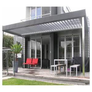 Pérgola con Techo <span class=keywords><strong>de</strong></span> Láminas Ajustables Prima Premium para Barbacoas Familiares, Gazebo con Techo <span class=keywords><strong>de</strong></span> Láminas para Exteriores, Cómodo y Seguro - Product Image 6
