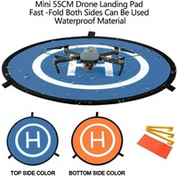 Offre spéciale, tapis d'atterrissage pour drone avec impression de logo personnalisé, mini tapis d'atterrissage pour hélicoptère pliable et étanche pour jeu de drone
