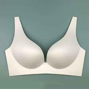 Uwork YWK530 BH Cup Pad Große <span class=keywords><strong>Brust</strong></span> Einfacher Stil Dünne Tasse Nicht gepolsterter BH Damen Langarm BH Gepolstert - Product Image 5