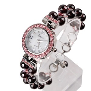 Orologio al Quarzo con Cinturino in Granato e Rubino, Regalo Chic per Donne - Product Image 5