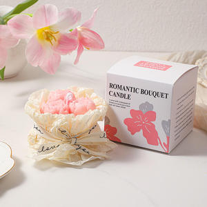 Vela Aromática Romántica para el Día de la Madre o San Valentín, Regalo con Aroma a Peonía, Tulipán y Rosa, Vela de Cera de Soya - Product Image 5