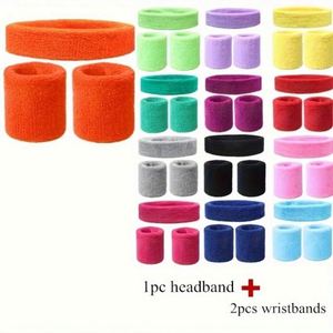 Ensembles de bandeaux et de bracelets pour femmes, hommes, filles et garçons – Bandes anti-transpiration confortables pour le sport et le basketball - Product Image 3