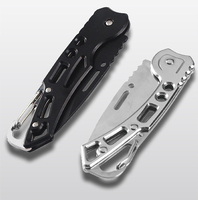 Couteau pliant portable en acier inoxydable pour l'extérieur, couteau de poche miniature pour le camping et la chasse, vente en gros