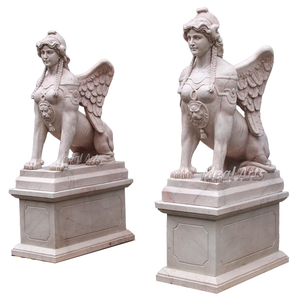 Estatua esférica de piedra para decoración de jardín, estatua <span class=keywords><strong>egipcia</strong></span> de tamaño real para exteriores - Product Image 1