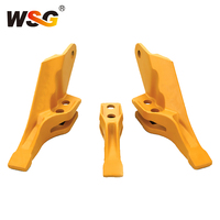 Dents de godet d'excavatrice en acier allié 48-52HRC, adaptateur de dent de ripper pour chargeuse sur pneus D5 Xe215d PC200 PC200-8 205-70-19570