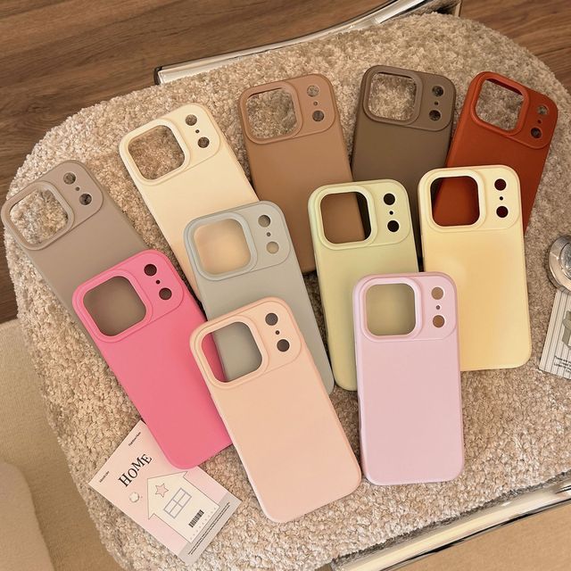 Big View Pure Color TPU Phone Case Luxury Newest TPU Mobile Accessories Back Cover for iPhone 17 Pro Max