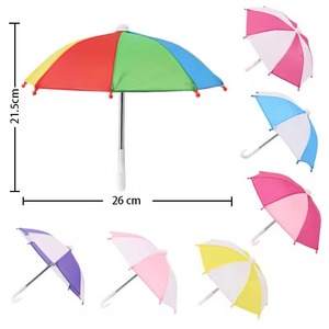 Mini parapluie jouet pour poupées, accessoires en plastique à l'échelle 1:6 pour filles de 5 à 7 ans - Product Image 4