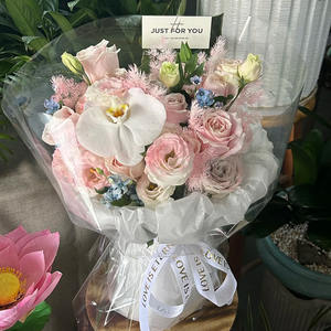 גליל סרט BOPP סיטונאי, מבריק, שקוף, רך, לעטיפת מתנות באורך 15 מטר, לאריזת פרחים - Product Image 4